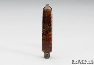 图片[3]-Awl-shaped jade, mid to late Dawenkou or early Liangzhu culture (c. 3300-2600 BCE)-China Archive